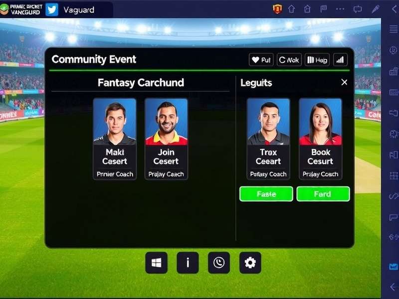 Premier Cricket Vanguard Gameplay Screenshot